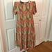 Lularoe Dresses | Lularoe Carly Dress In Cute Colored Stripes | Color: Red | Size: S