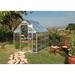 Canopia Mythos 6' W x 6' D Greenhouse Aluminum/Polycarbonate Panels in Gray | 82 H x 72.8 W x 73.2 D in | Wayfair HG5006-1B