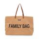 Childhome, Family Bag, Wickeltasche, Reisetasche/Wochenendtasche, Großes Fassungsvermögen, inkl. abnehmbarer Tasche, Teddy Beige