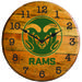 Colorado State Rams 22'' Team Oak Barrel Clock