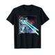 Laser Eyes Space Cat | Lustiges Kitty 3D Brille T-Shirt Geschenk T-Shirt