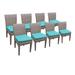8 Monterey Armless Dining Chairs