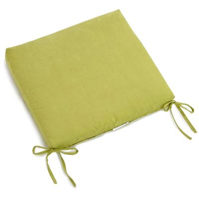 20-inch by 19-inch Microsuede Chair Cushion with Ties (Set of 1, 2, or 4)