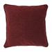 Blazing Needles 25-inch 'Bordeaux' Jacquard Chenille Square Throw with Insert