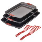 Rachael Ray Nonstick Bakeware Cookie Pan Set, 5-Piece