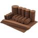 Bruce&Shark 357 Piece Self-Stick Furniture Felt Pads For Hard Surfaces Brown | 2.8 H x 6.4 W x 8.8 D in | Wayfair H021-A011-A~002WF