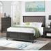 Alcott Hill® Nicci Tufted Standard Bed Wood & /Upholstered/Polyester in Brown | 54 H x 68 W x 88 D in | Wayfair 44AE839DF34B48BCB9BA57A881B18ED7