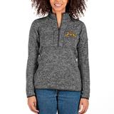 Women's Antigua Charcoal North Carolina A&T Aggies Fortune Half-Zip Pullover Jacket