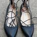 Jessica Simpson Shoes | Jessica Simpson Black Leather Lace Up Shoes 9.5 | Color: Black | Size: 9.5