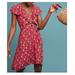 Anthropologie Dresses | Anthropology Red Floral Dress Size 0p | Color: Green/Red | Size: 0p