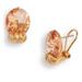 Kate Spade Jewelry | Kate Spade House Cat Paw Amber Crystal Earrings | Color: Gold/Orange | Size: Os