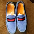 Gucci Shoes | Gucci Pervinca Moccasins | Color: Blue/Red | Size: 8