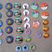 Disney Accents | Disney Button Assortment 30+ Pieces | Color: Green/Red | Size: Os
