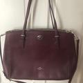 Coach Bags | Coach Burgundy Shoulder Bag Nwot | Color: Red | Size: 13.5” High By 11” Wide