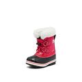Sorel Yoot PAC Nylon Waterproof Unisex Kids Winter Boots, Red (Bright Rose), 7 UK