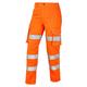 LEO Pennymoor Class 2 Women's Hi Vis Cargo Trousers (ISO 20471) (Size 26 Long, Orange)