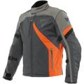 Dainese Ranch Tex Veste textile moto, noir-gris-orange, taille 56