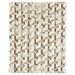 Brown/White 120 x 0.29 in Area Rug - Corrigan Studio® Aala Geometric Cream/Brown Area Rug Viscose/Wool | 120 W x 0.29 D in | Wayfair