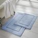 Winston Porter Lundberg Loop Bath Rug Set Memory Foam in Gray/Blue | 1 H x 21 W in | Wayfair 5CN2KBTE-BLU-ST