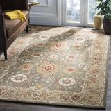 Brown/White 72 x 0.63 in Indoor Area Rug - Charlton Home® Tingley Oriental Handmade Tufted Wool Sage/Brown/Red Area Rug Wool | Wayfair