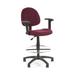 Symple Stuff Hudak Drafting Chair Upholstered in Gray | 47.5 H x 25.5 W x 25 D in | Wayfair E69F8AD3754C4E3982913ED5D1018F71
