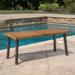 Della Outdoor Acacia Dining Table by Christopher Knight Home - 69.00"L x 32.25"W x 29.50"H
