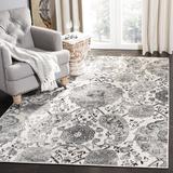 Gray/White 60 x 0.37 in Indoor Area Rug - Lark Manor™ Barefield Oriental Silver Area Rug | 60 W x 0.37 D in | Wayfair