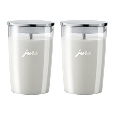 Jura Glass Milk Container (Pack of 2) - Clear