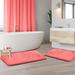 Latitude Run® Steph Ultra Soft Non Slip & Absorbent Memory Foam Bath Rugs Polyester in Pink | 1 H x 20 W in | Wayfair LDER3582 42274791