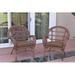 Ophelia & Co. Maltby Patio Chair w/ Cushions Wicker/Rattan in Red/Brown | 36 H x 29 W x 29 D in | Wayfair 35FCBA5329A747C3B2351A49937A9A08