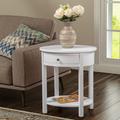 Alcott Hill® Moravian End Table w/ Storage Wood in White | 0 H x 0 W in | Wayfair ALTH5192 43998664