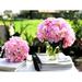 House of Hampton® Artificial Silk Hydrangea Stems Silk in Pink | 12 H x 11 W x 8 D in | Wayfair 7AEF8ACDDA2B4E3E918F863F806A7627