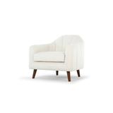 Armchair - Mistana™ Boevange-sur-Attert 34 W Polyester Blend Armchair Fabric in Brown | 31.5 H x 33.86 W x 35 D in | Wayfair