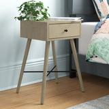 Mercury Row® Teen Chaya 1 Drawer Nightstand Wood in Brown | 22 H x 16 W x 14 D in | Wayfair CE10161F85E2467DBF046E66A9E09E28