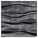 Black/White 72 x 0.35 in Indoor Area Rug - Ivy Bronx Ziggy Abstract Handmade Tufted Wool Gray/Black Area Rug Wool | 72 W x 0.35 D in | Wayfair