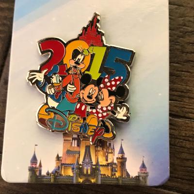 Disney Other | A Collectible 2015 Disney Pin | Color: Green/Red | Size: Os