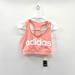 Adidas Intimates & Sleepwear | Adidas Graphic Racer Back ‘Glo Pink/White Training Bra Woman’s Size Small | Color: Pink | Size: S