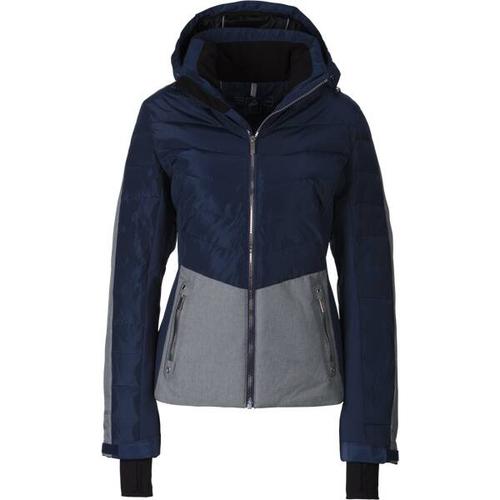 McKINLEY Damen Skijacke Sophia, Größe 38 in Dunkelblau/Grau/Silber/Schwarz