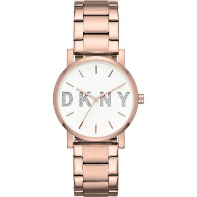 DKNY - Damenuhr Edelstahl Damenuhren 1 ct