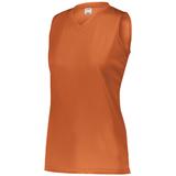 Augusta Sportswear 4795 Athletic Girls Sleeveless Wicking Attain Jersey T-Shirt in Orange size Small | Polyester