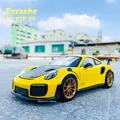 Maisto-Modèle de voiture en alliage de simulation Porsche 911 GT2 RS artisanat de décoration jouet