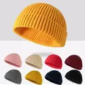 Bonnet sans bord rétro pour hommes et femmes Skullcap Baggy Melon Cap Hi Pop FishSuffolk Beanies