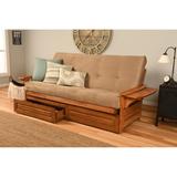 Copper Grove Dixie Oak Full-size 2-drawer Futon Set with Mattress