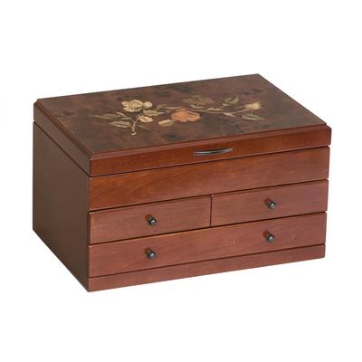 Mele and Co Fairhaven Wooden Jewelry Box
