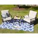 PATIO FESTIVAL 3-Piece Outdoor Conversation Set with Cushions