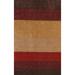 Striped Contemporary Gabbeh Oriental Area Rug Hand-knotted Wool Carpet - 6'4" x 9'6"