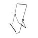 FixtureDisplays Wire Easel for Table Top w/ 1.2-inch Lip, Wide Base, 5-5/8 x 8-3/4, Foldable Design for Books Metal | 8.8 H x 5.6 W x 2 D in | Wayfair