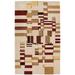 White 66 x 42 x 0.5 in Area Rug - Nourison Beige Hand-Tufted Wool Beige Area Rug Wool | 66 H x 42 W x 0.5 D in | Wayfair 099446879721