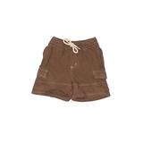 Gymboree Cargo Shorts: Brown Solid Bottoms - Size 6-12 Month