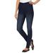 Plus Size Women's Fineline Denim Jegging by Woman Within in Indigo Sanded (Size 36 T)
